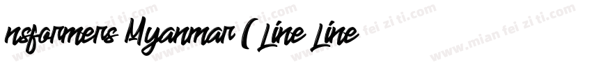 nsformers Myanmar ( Line Line ) Reg字体转换